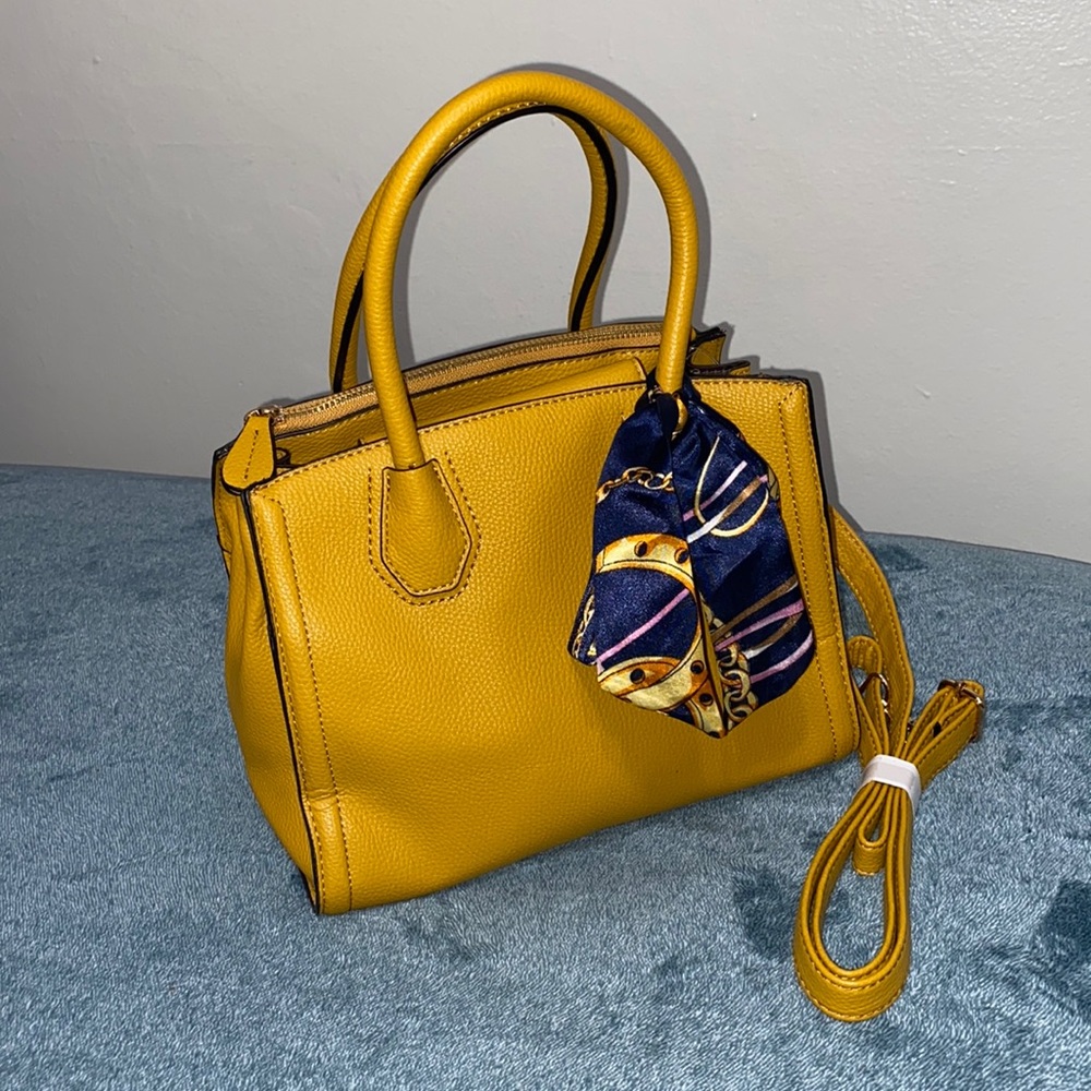 Aldo Yellow Leather Purse